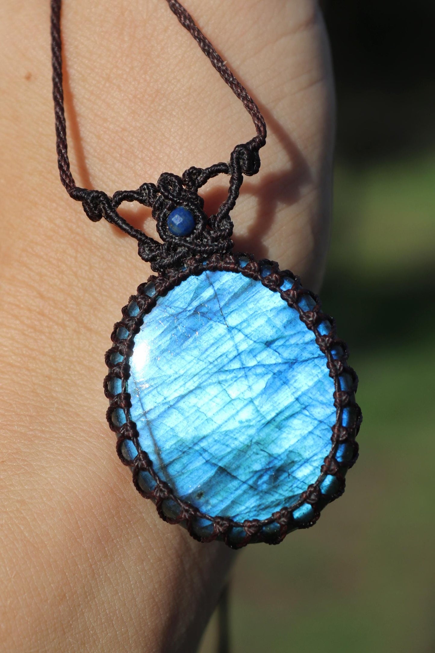 LABRADORITE bleu roi