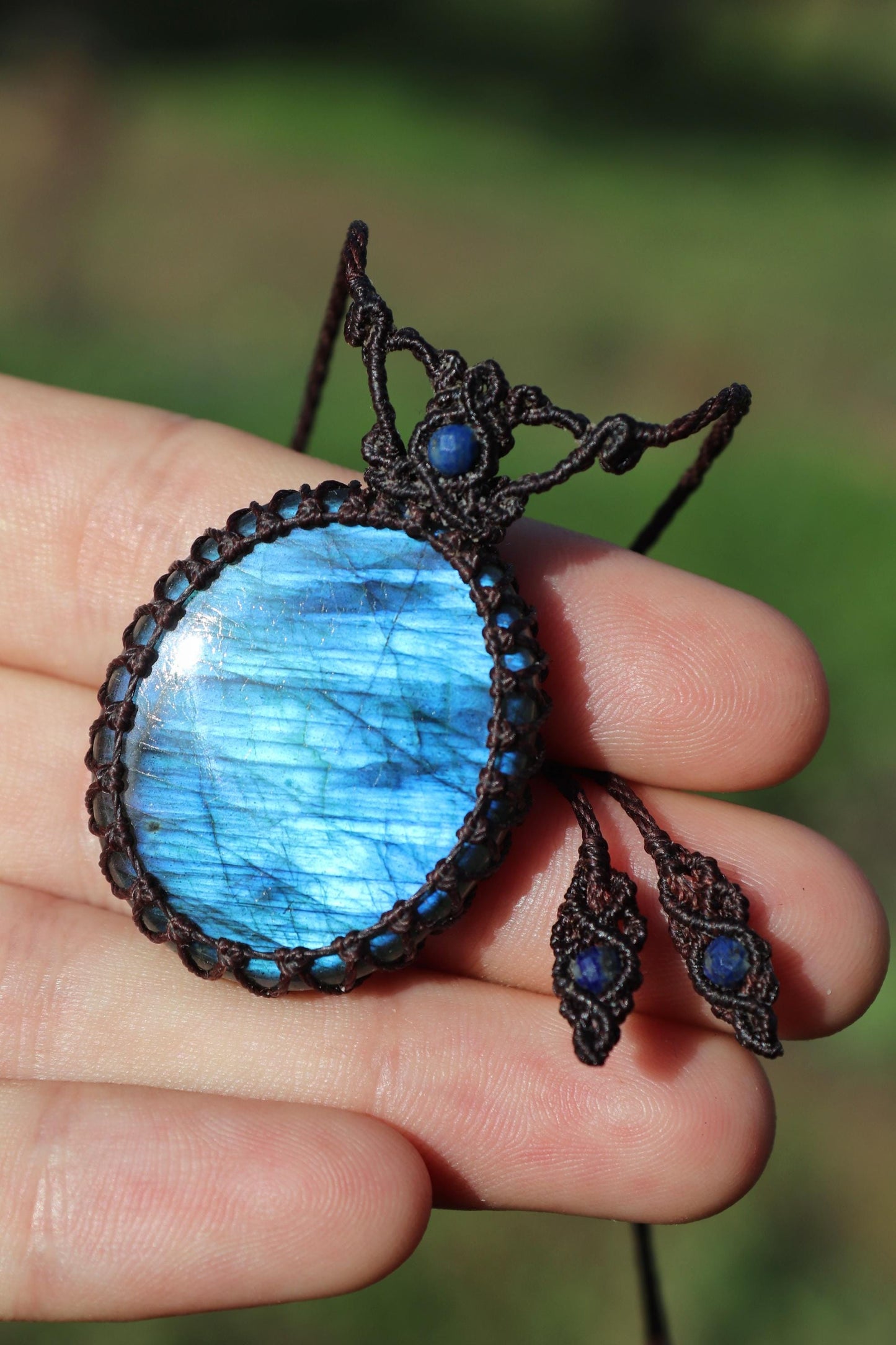 LABRADORITE bleu roi