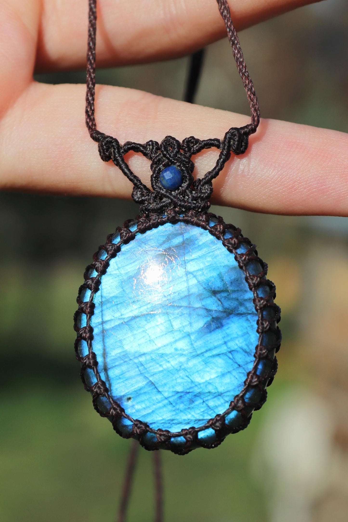 LABRADORITE bleu roi