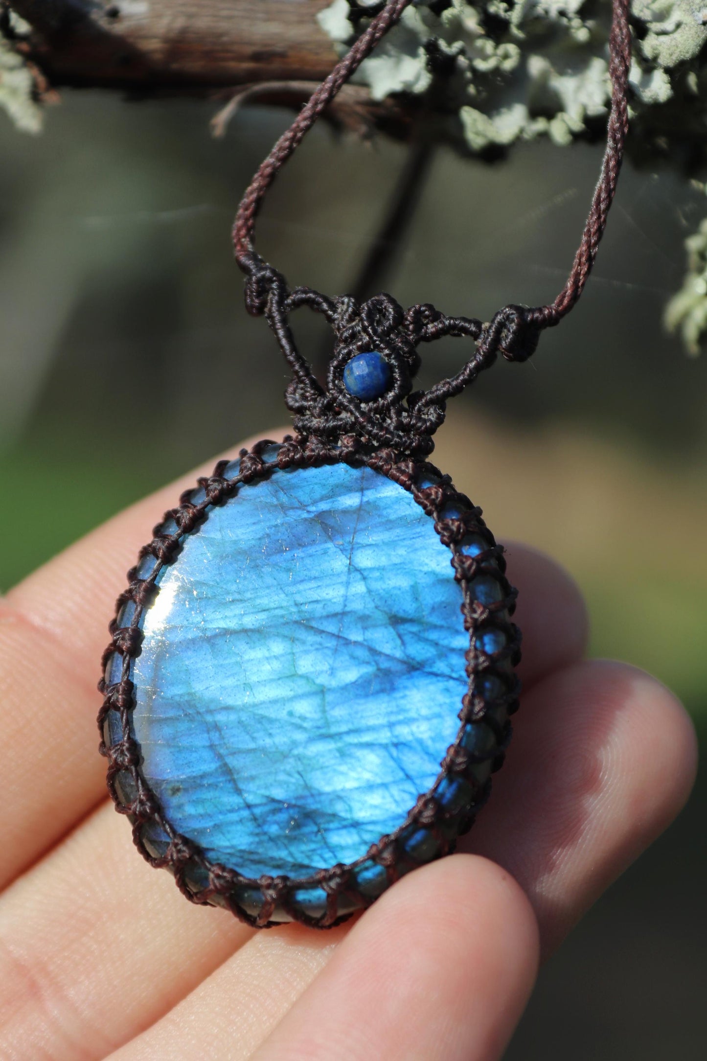 LABRADORITE bleu roi