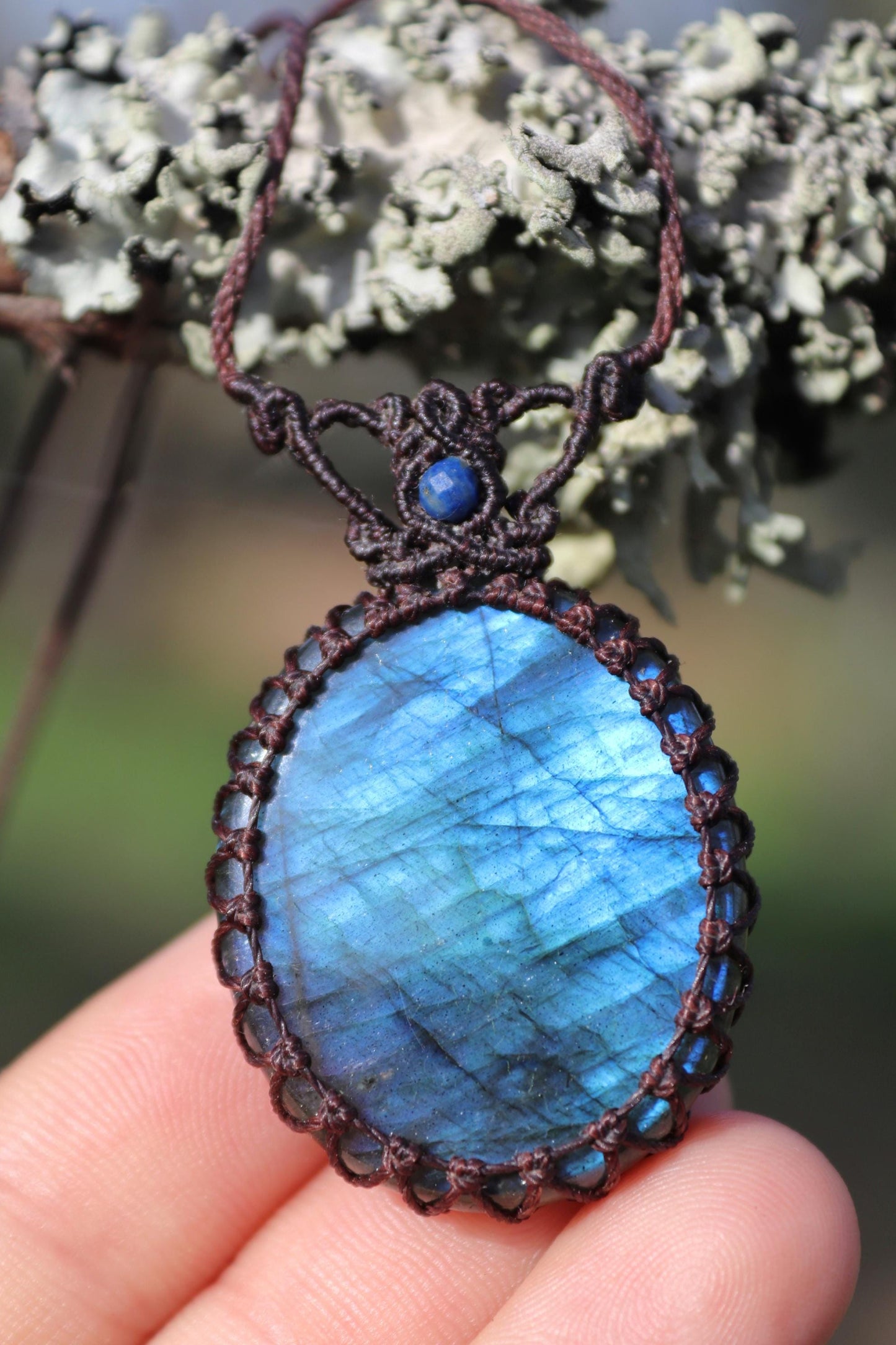 LABRADORITE bleu roi