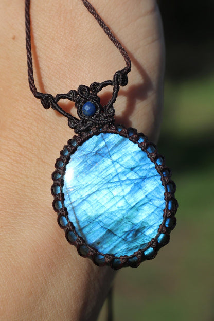LABRADORITE bleu roi