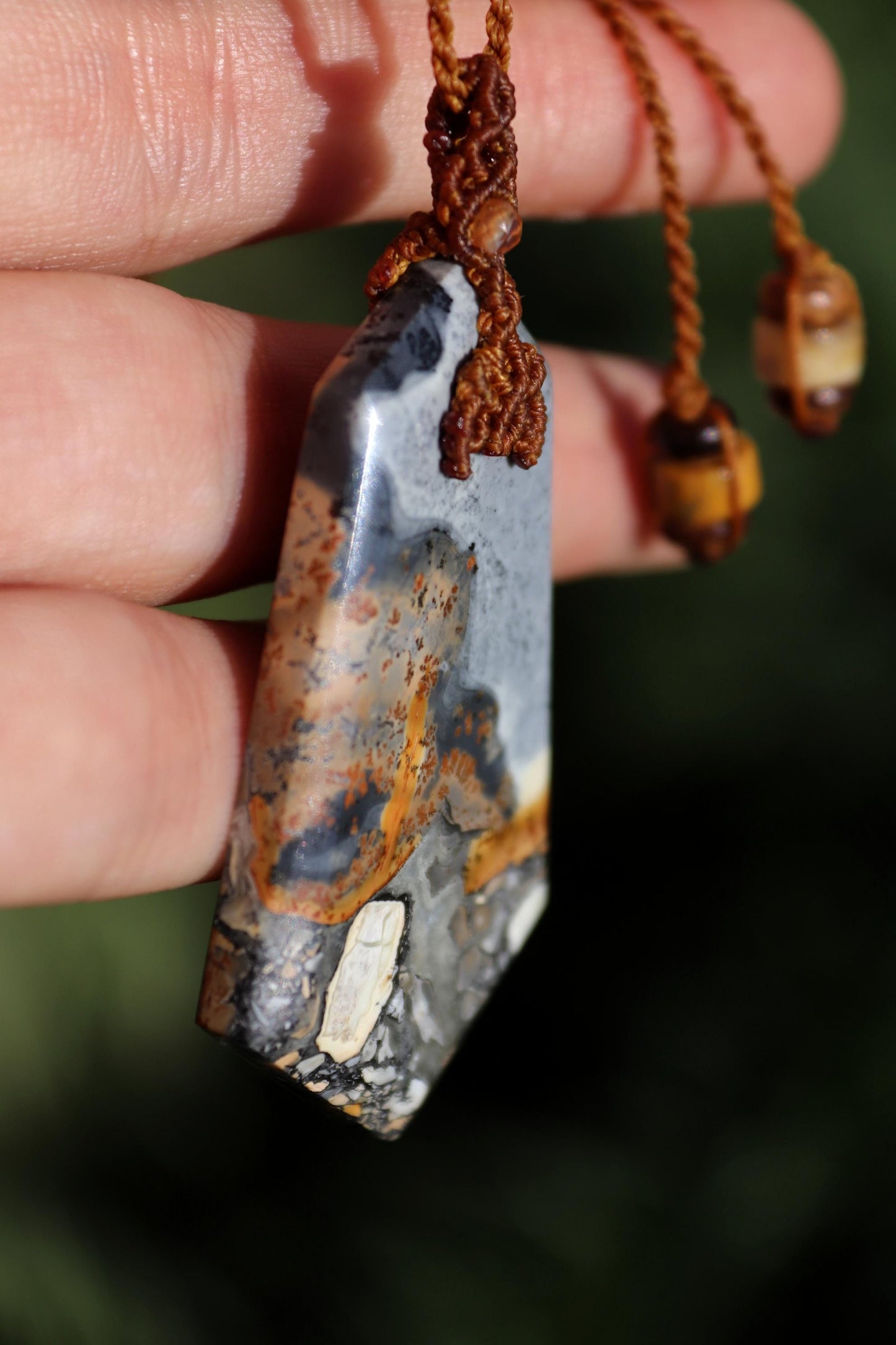 Pendentif en jaspe Maligano
