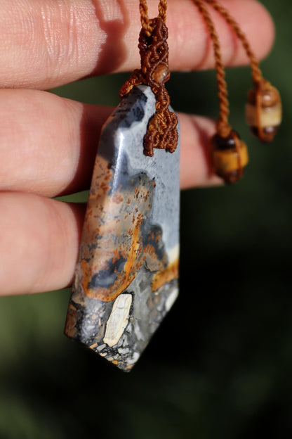 Pendentif en jaspe Maligano