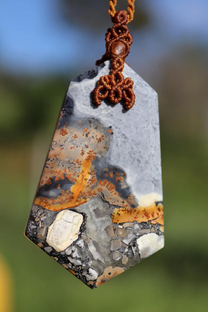 Pendentif en jaspe Maligano