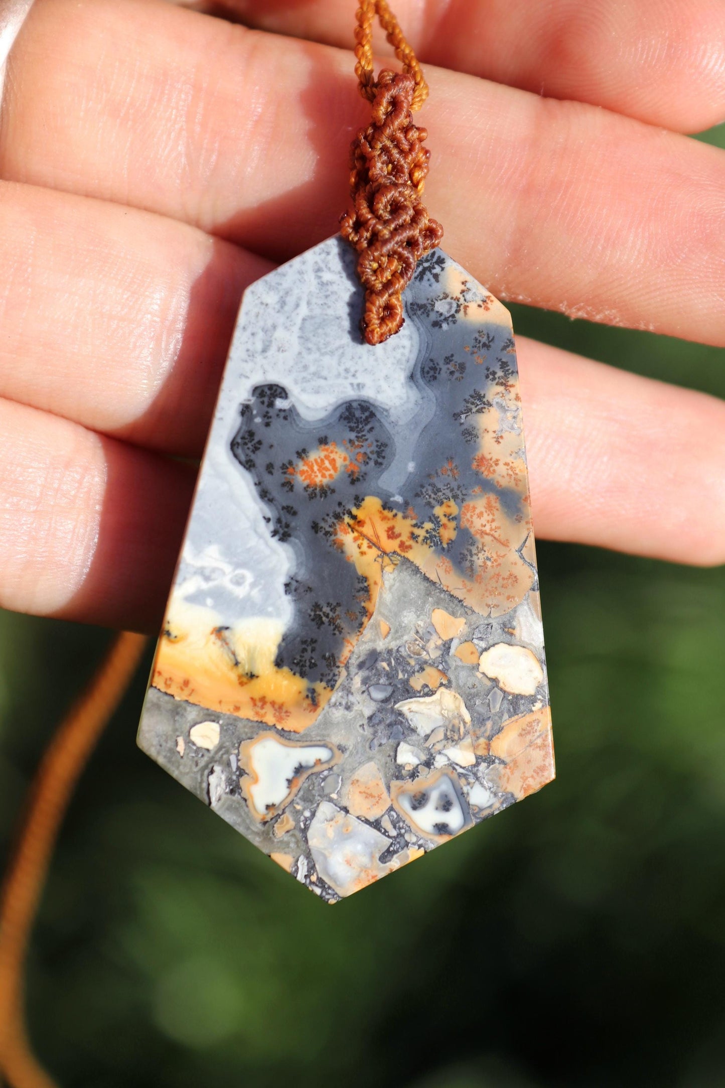 Pendentif en jaspe Maligano