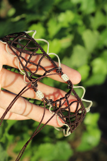 Collier ras-du-cou en agate de style victorien