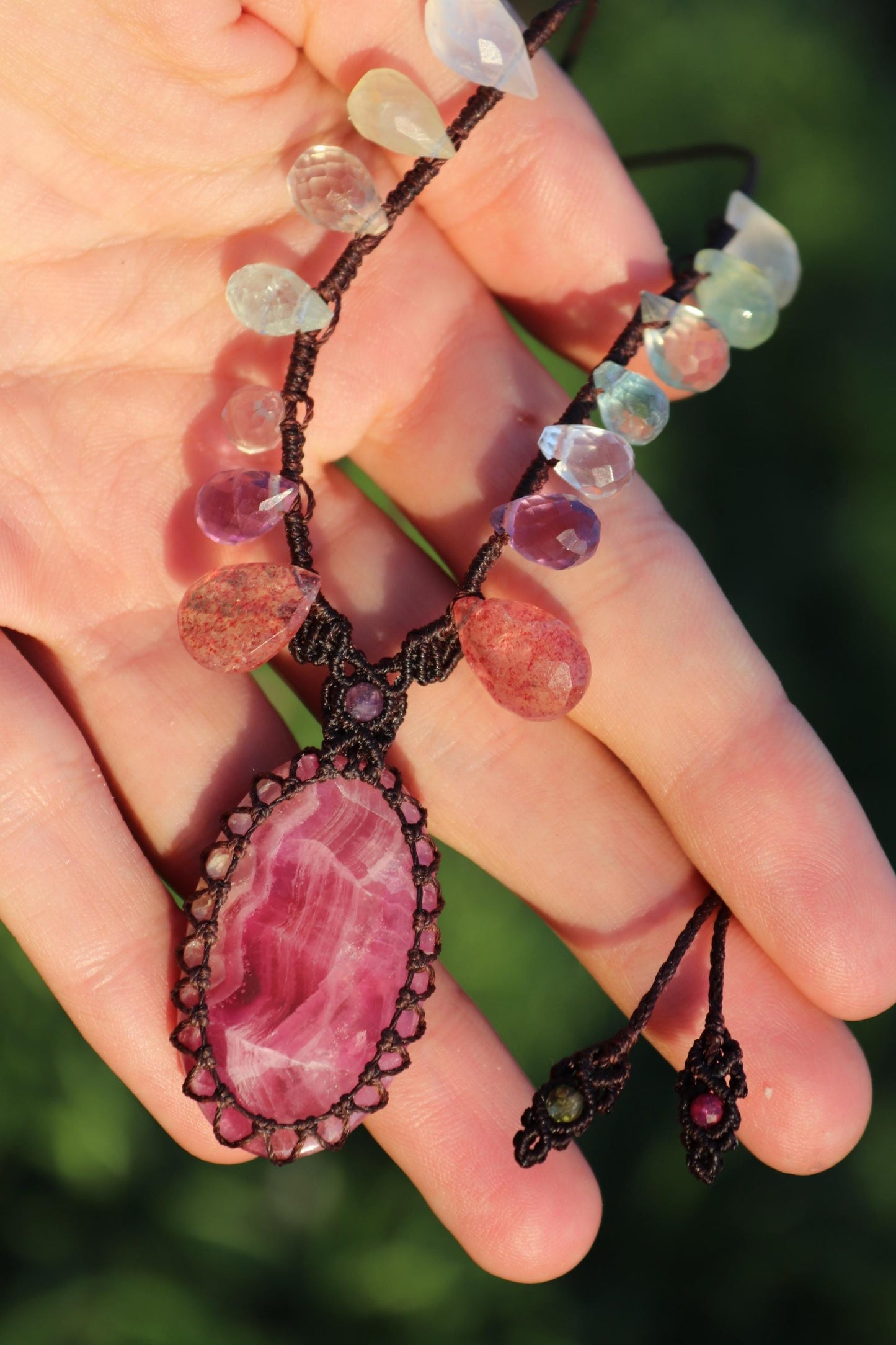 Calcite rose GEL COBALTO et cristaux naturels