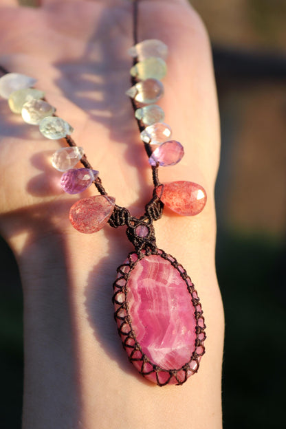 Calcite rose GEL COBALTO et cristaux naturels