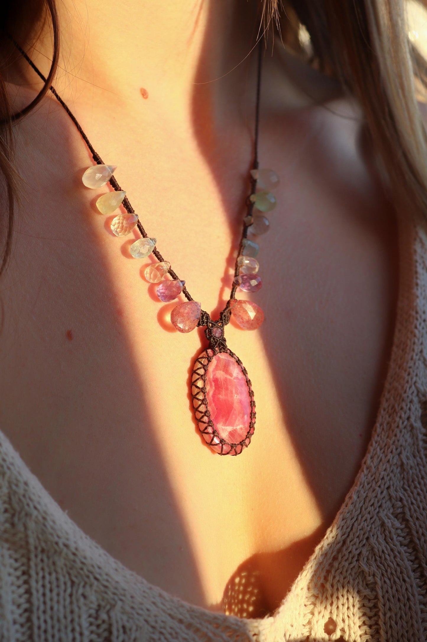 Calcite rose GEL COBALTO et cristaux naturels