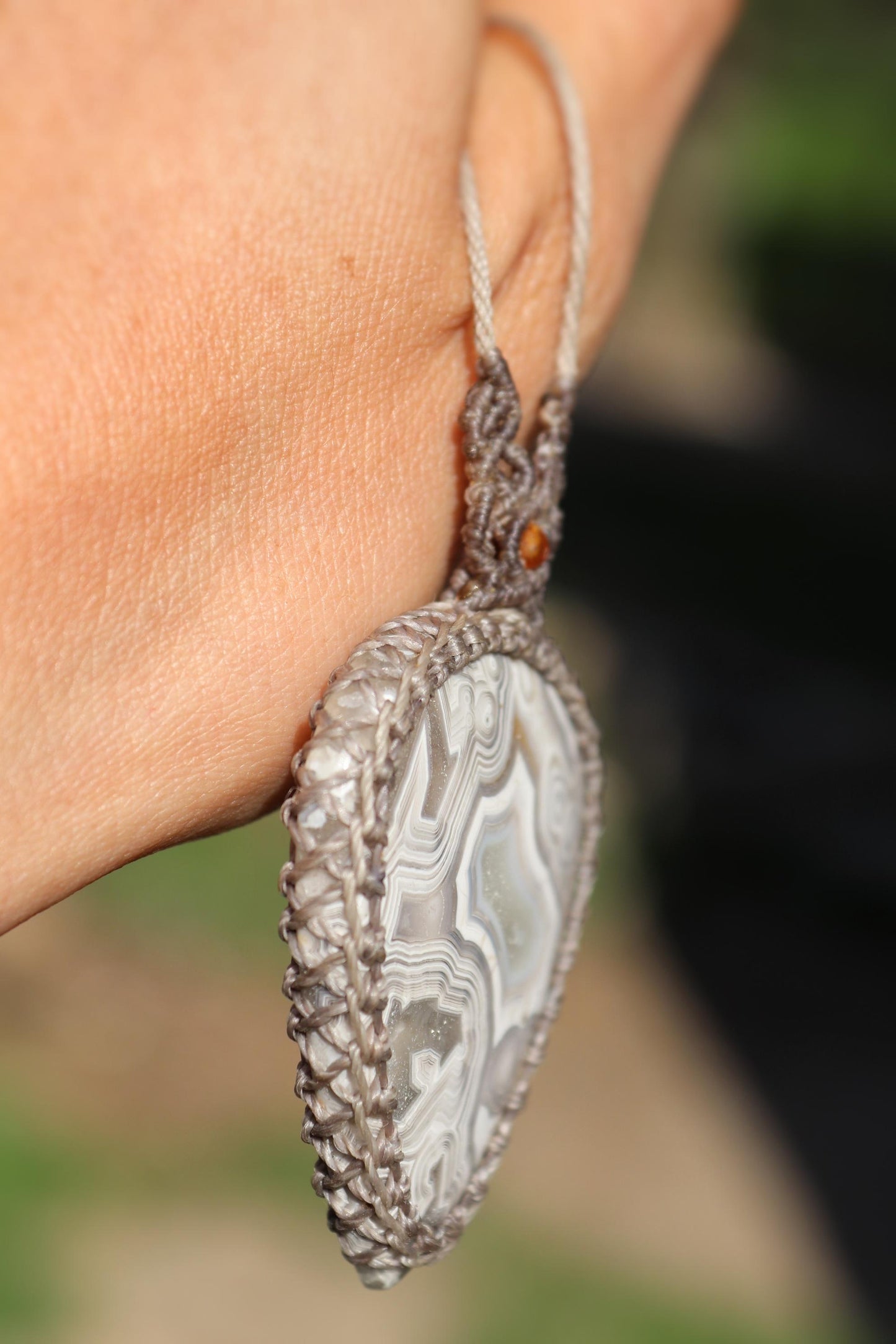 Mexican crazy LACE AGATE necklace