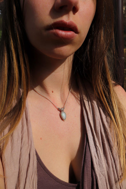 Pendentif OPALE D'ÉTHIOPIE, 20mm