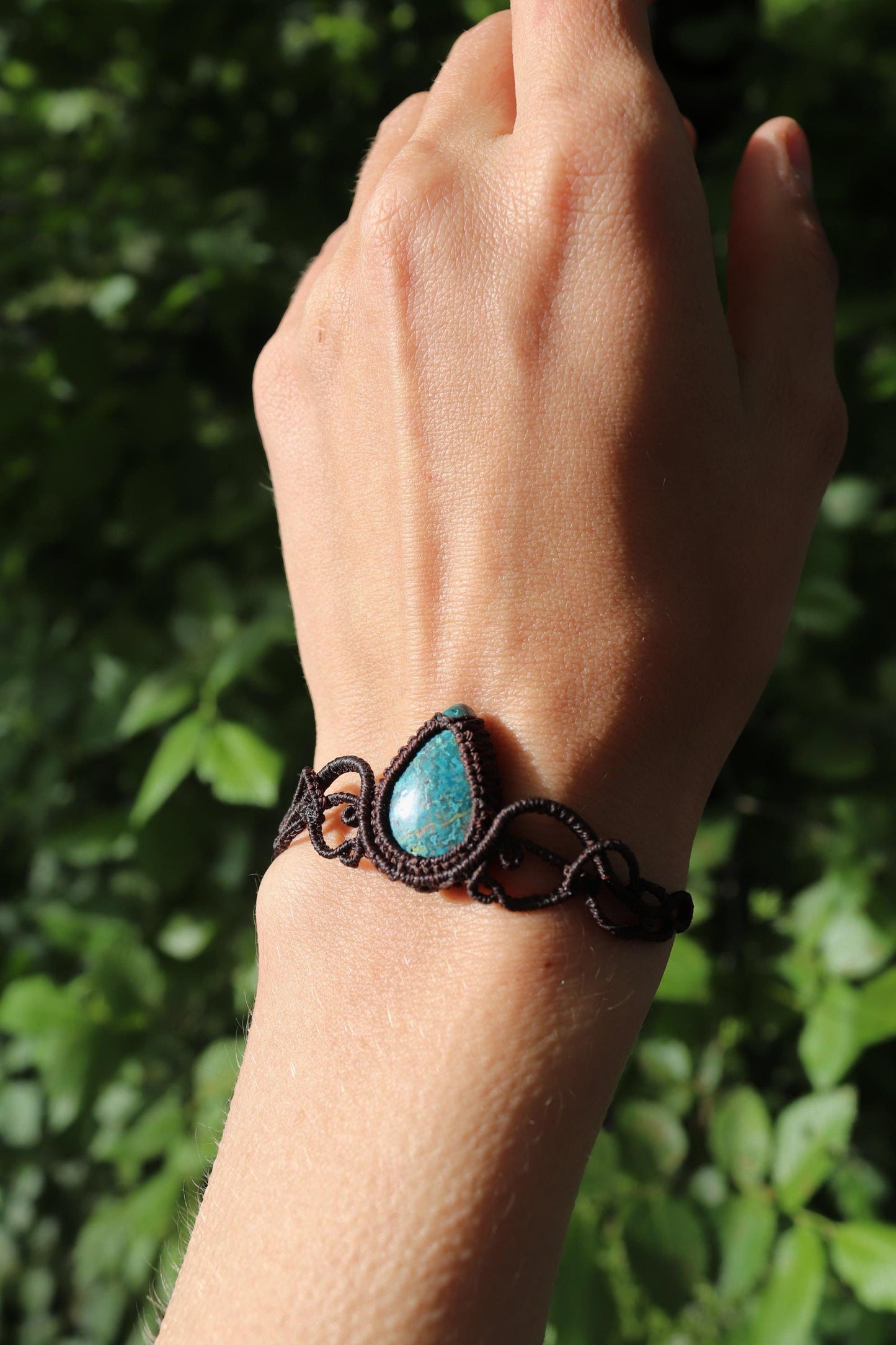 Teal Shattuckite Bracelet