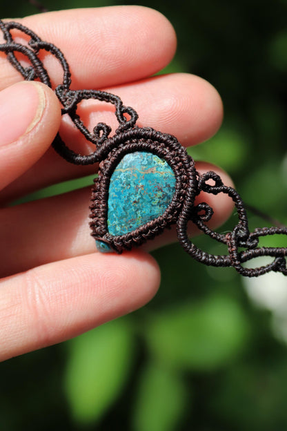 Teal Shattuckite Bracelet