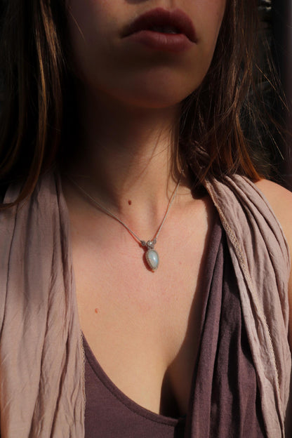 Pendentif OPALE D'ÉTHIOPIE, 20mm