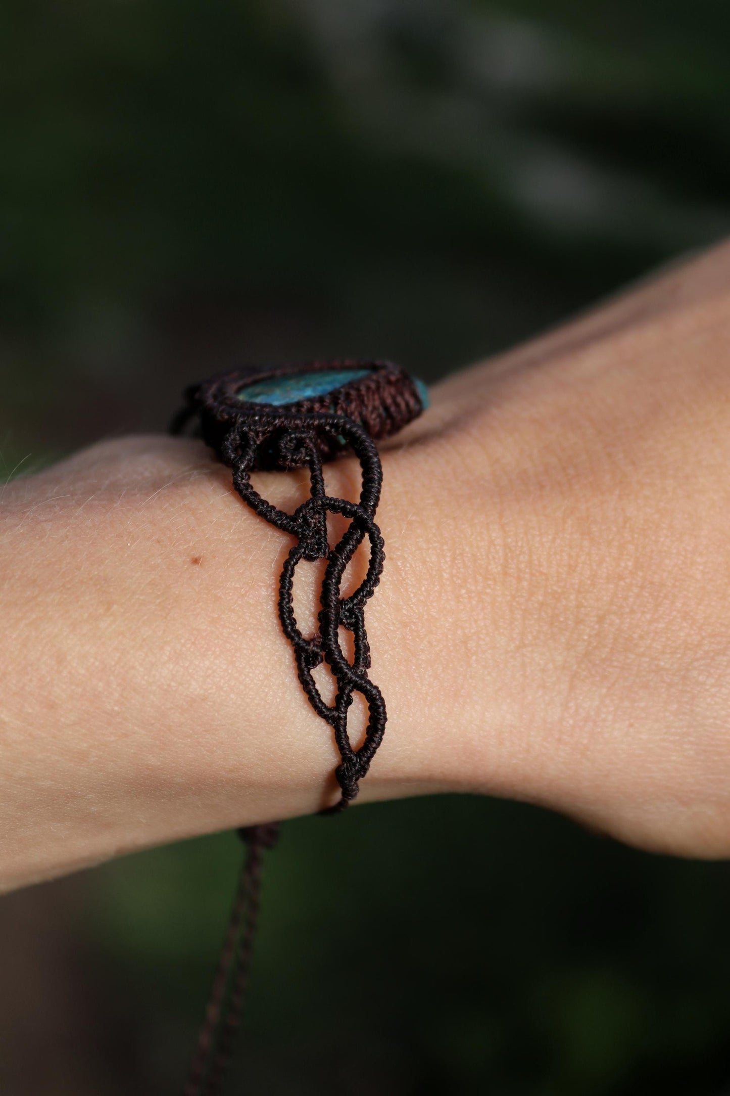 Teal Shattuckite Bracelet