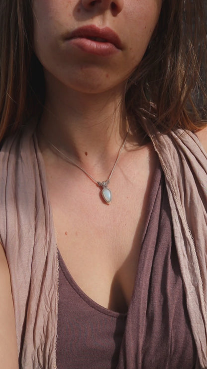 Pendentif OPALE D'ÉTHIOPIE, 20mm