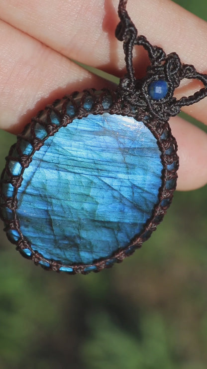 LABRADORITE bleu roi