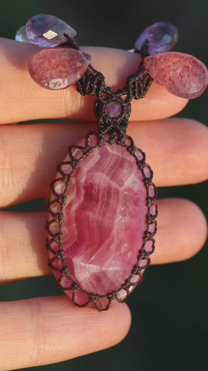 Calcite rose GEL COBALTO et cristaux naturels